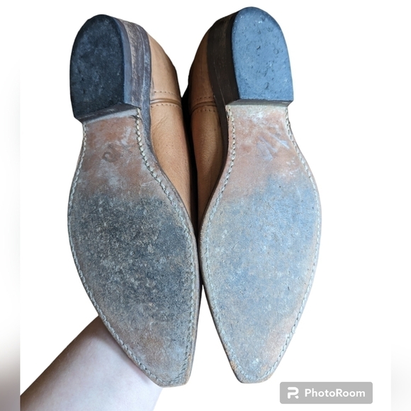 Vittorio Ricci brown cowboy boots sz 7.5 - Picture 2 of 9